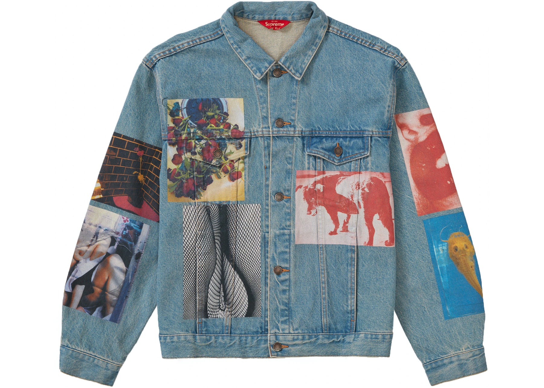 Supreme Daido Moriyama Denim Trucker Jacket Blue