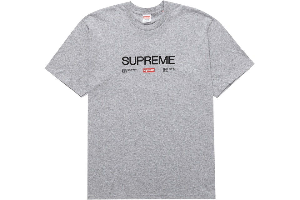 Supreme Est. 1994 Heather Grey Tee