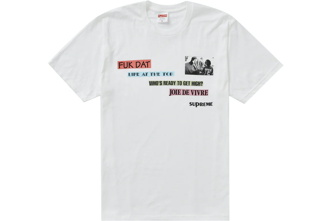 Supreme Joie De Vivre Tee White