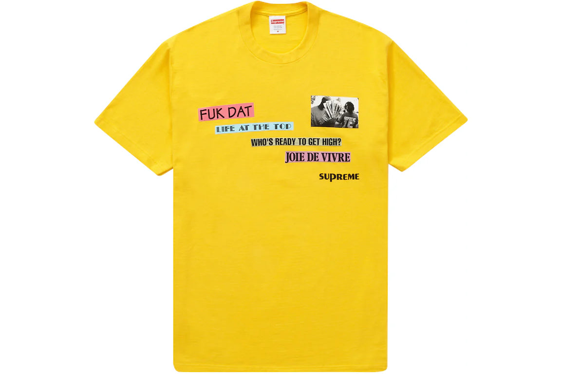 Supreme Joie De Vivre Tee Yellow