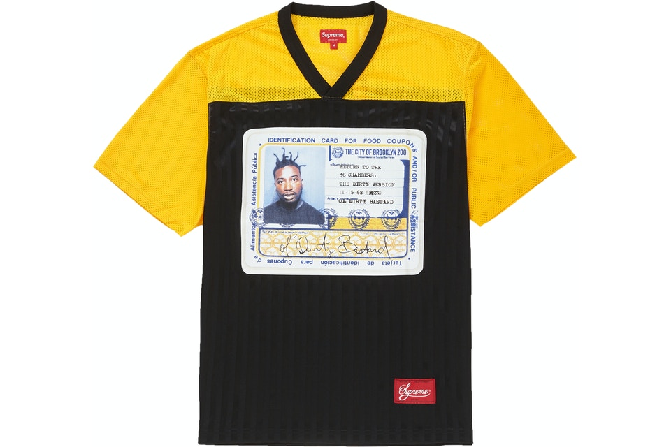 Supreme Ol' Dirty Bastard Football Top Gold