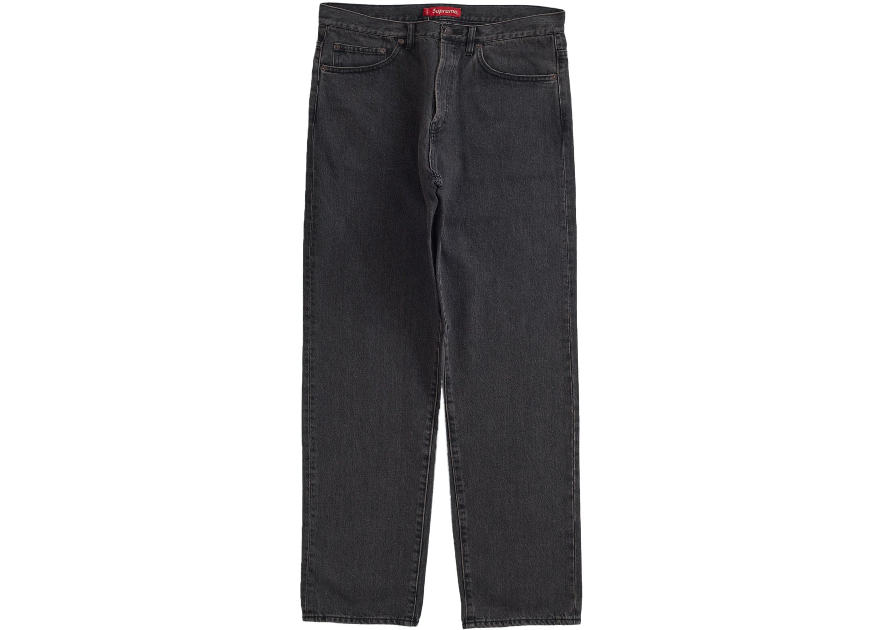 Supreme Regular Jean (SS23) Washed Black