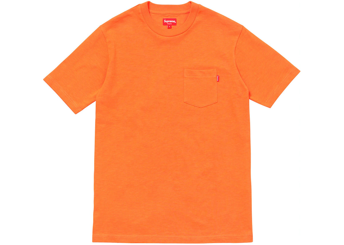 Supreme S/S Pocket Tee Heather Orange