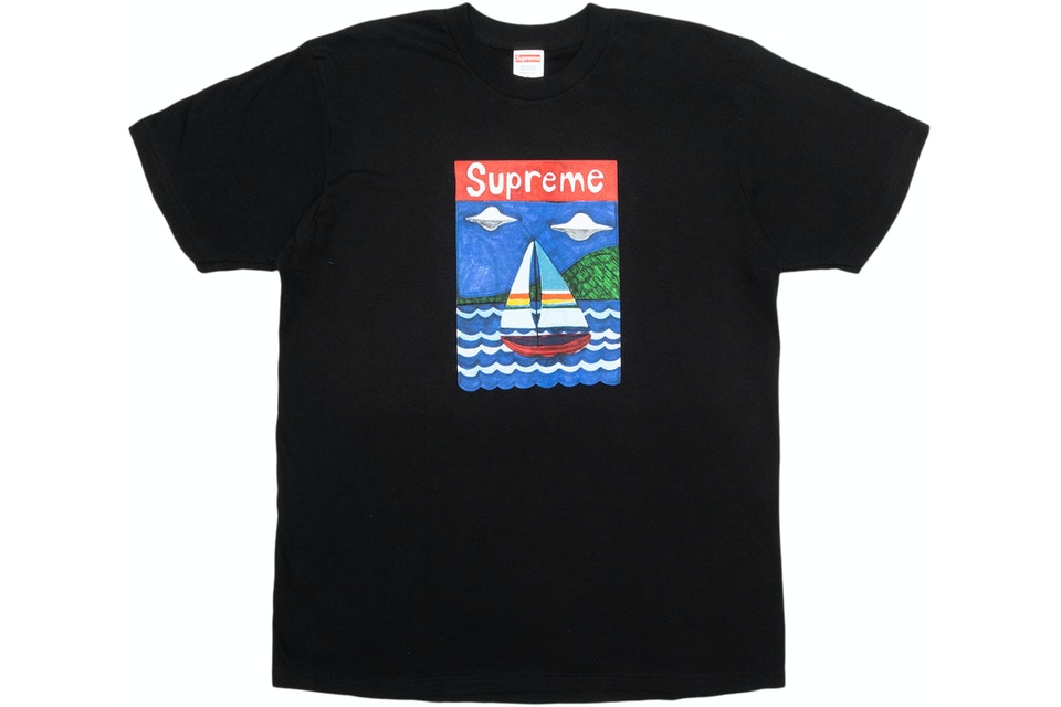 Supreme Sailboat Tee Black