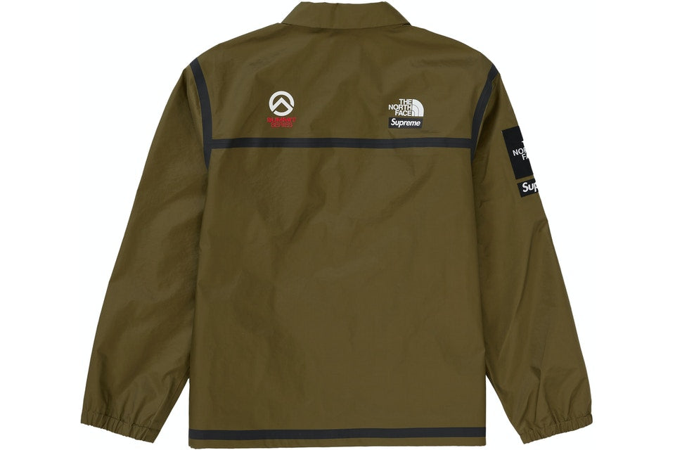 Supreme The North Face Summit Series Outer Tape Seam Coaches Jacket Olive