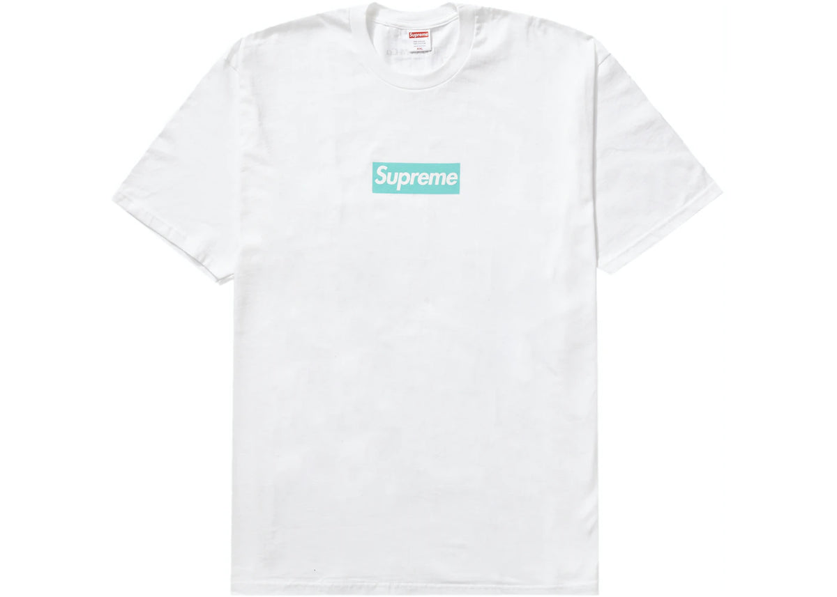 Supreme Tiffany & Co. Box Logo Tee White