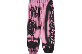 Supreme x New York Yankees Airbrush Sweatpant Pink