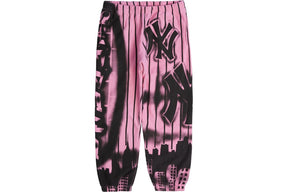 Supreme x New York Yankees Airbrush Sweatpant Pink