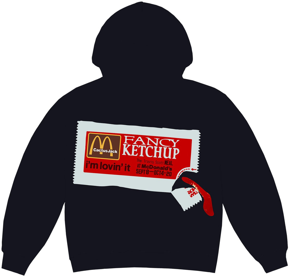 Travis Scott x CPFM 4 CJ Ketchup Hoodie Black