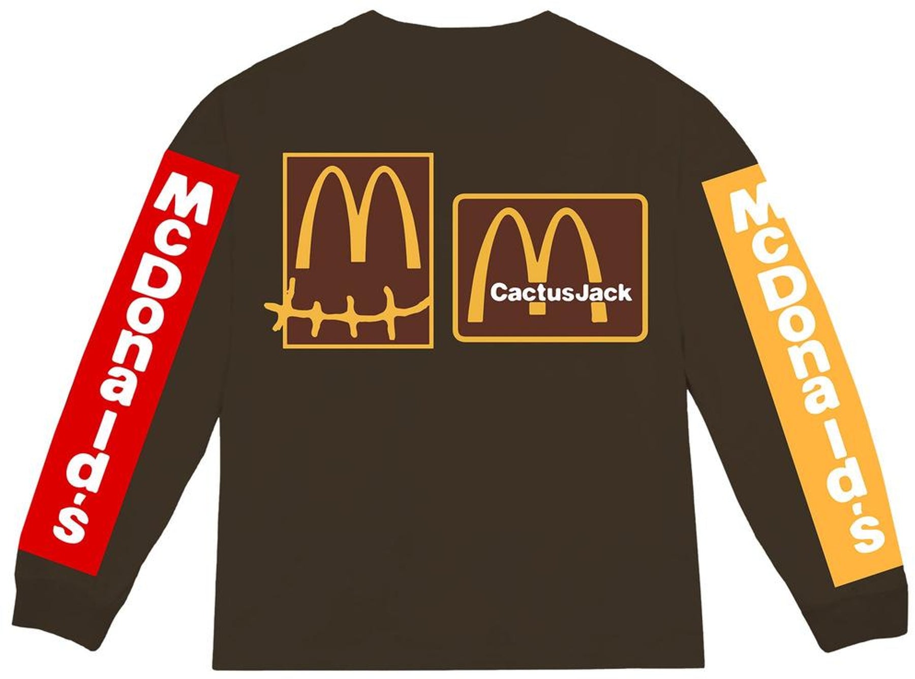 Travis Scott x CPFM 4 CJ Souvenir L/S T-Shirt Brown