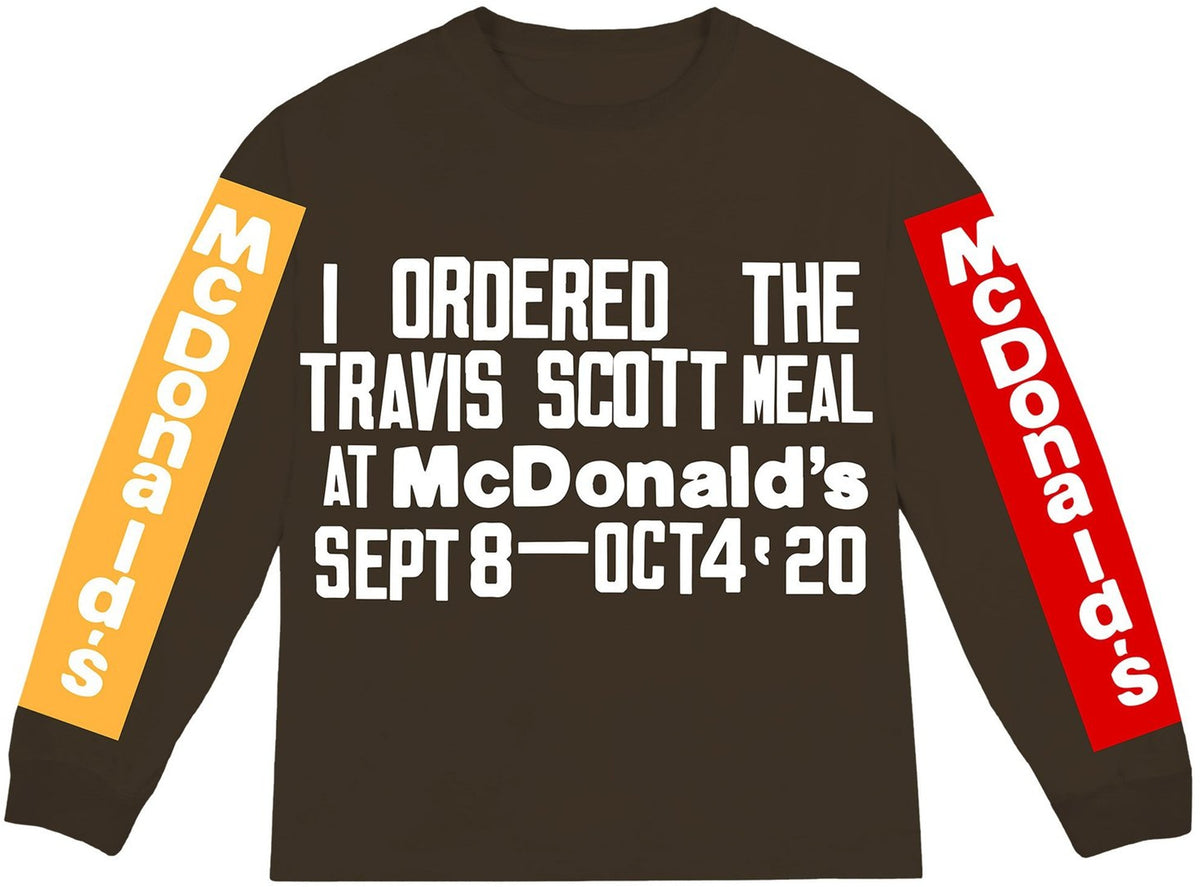 Travis Scott x CPFM 4 CJ Souvenir L/S T-Shirt Brown