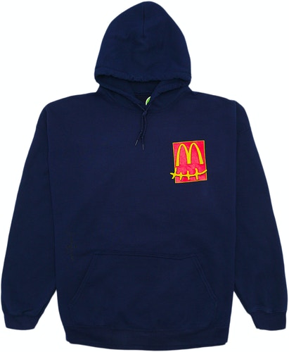 Travis Scott x McDonald's Up All Night Sticker Hoodie Navy