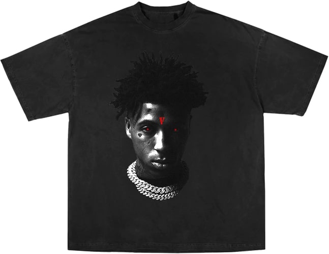 YoungBoy NBA x Vlone Reaper's Child Tee Black