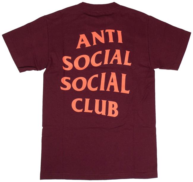 Anti-Social Social Club "Logo" Maroon Tee