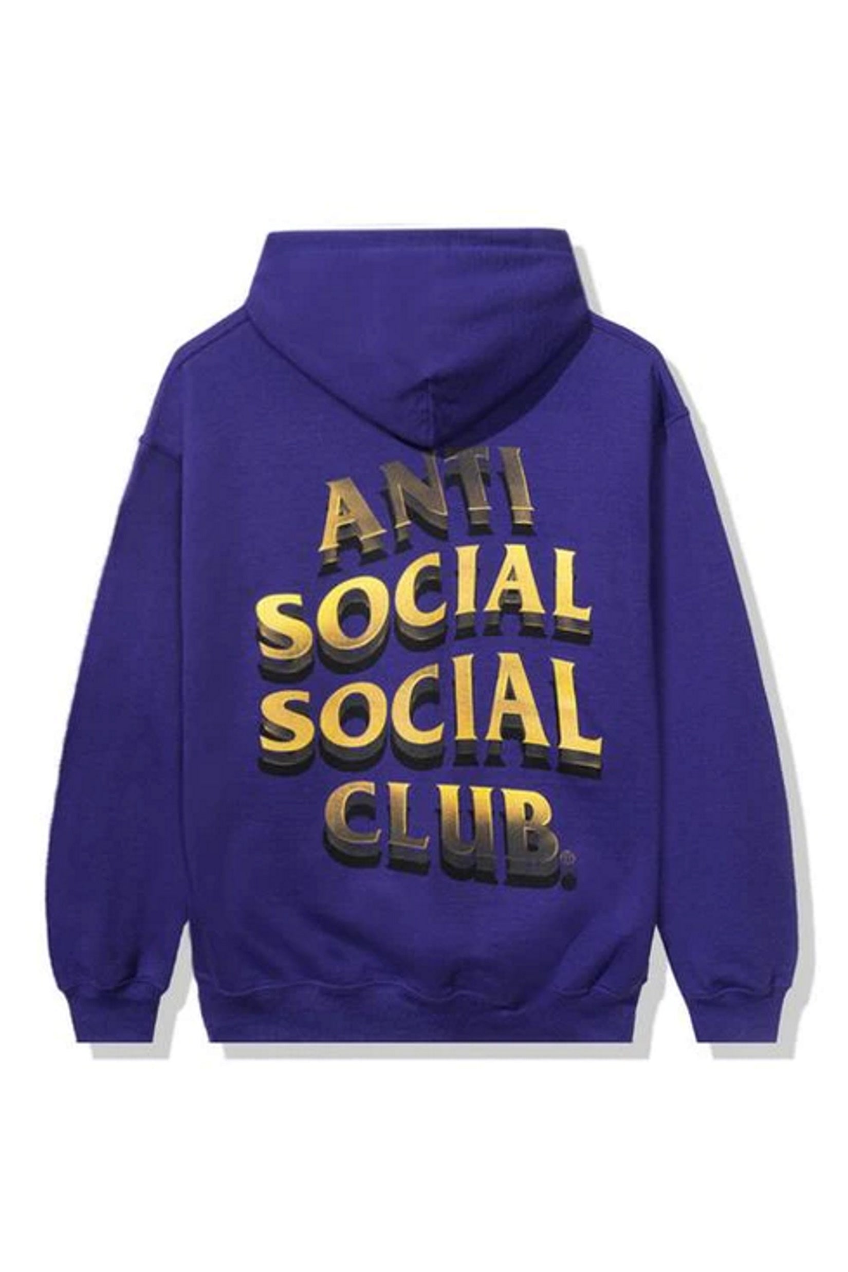 Anti-Social Social Club "747K" Purple Hoodie