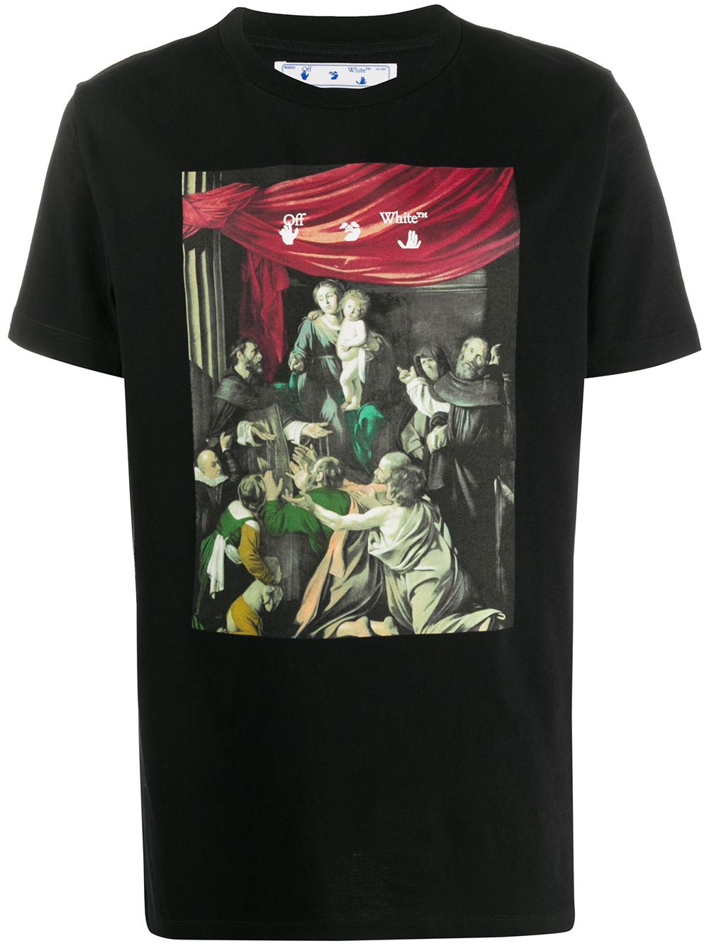 Off-White Caravaggio Print Black Tee