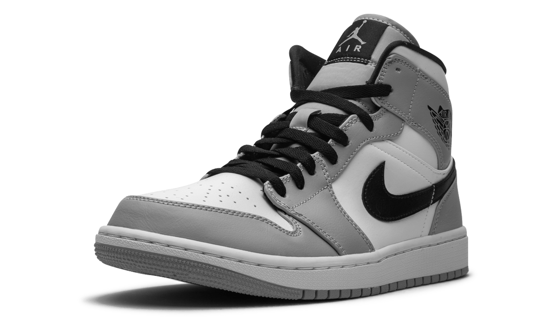 Air Jordan 1 Mid "Light Smoke Grey"