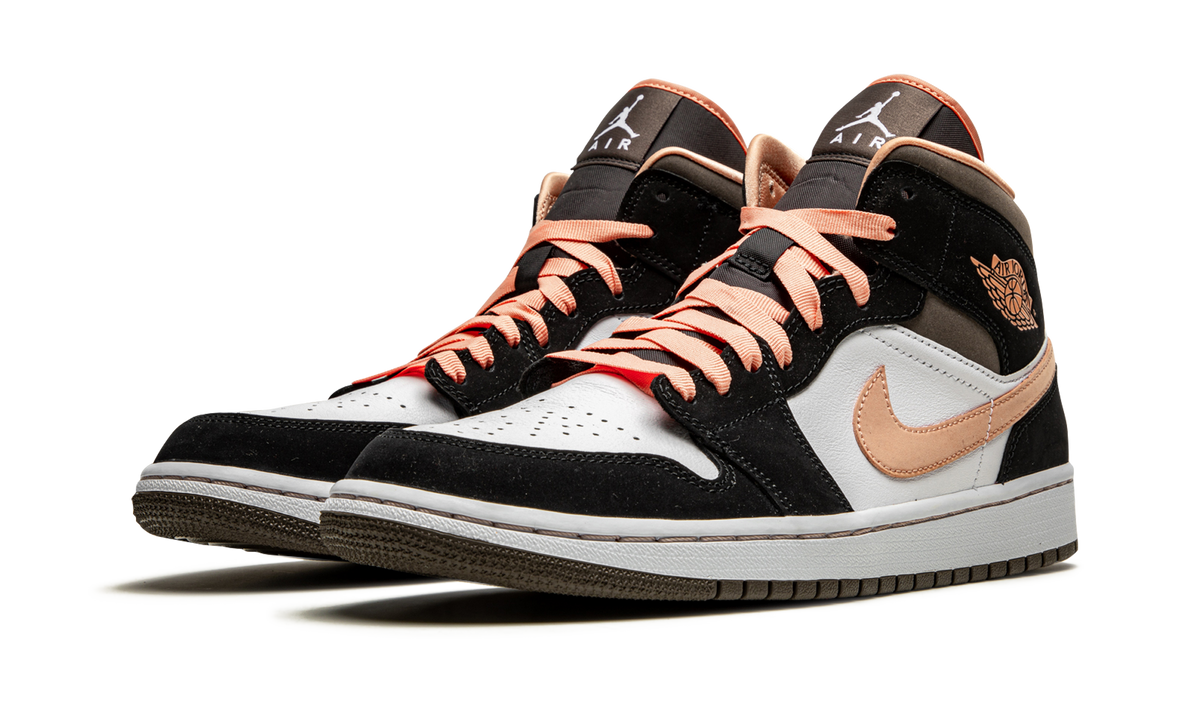 Air Jordan 1 Mid Peach Mocha (W)