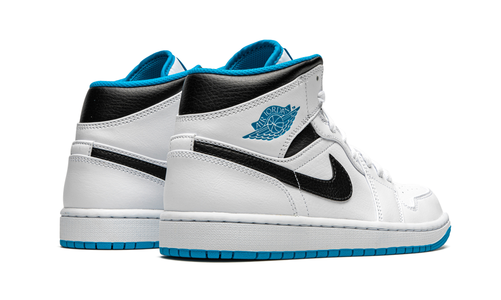 Air Jordan 1 Mid "White Laser Blue"