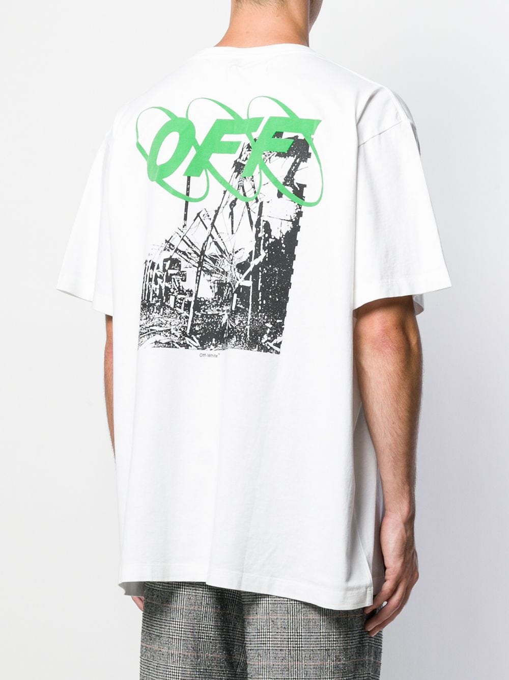 OFF-WHITE Ruined Factory S/S Recons White Tee