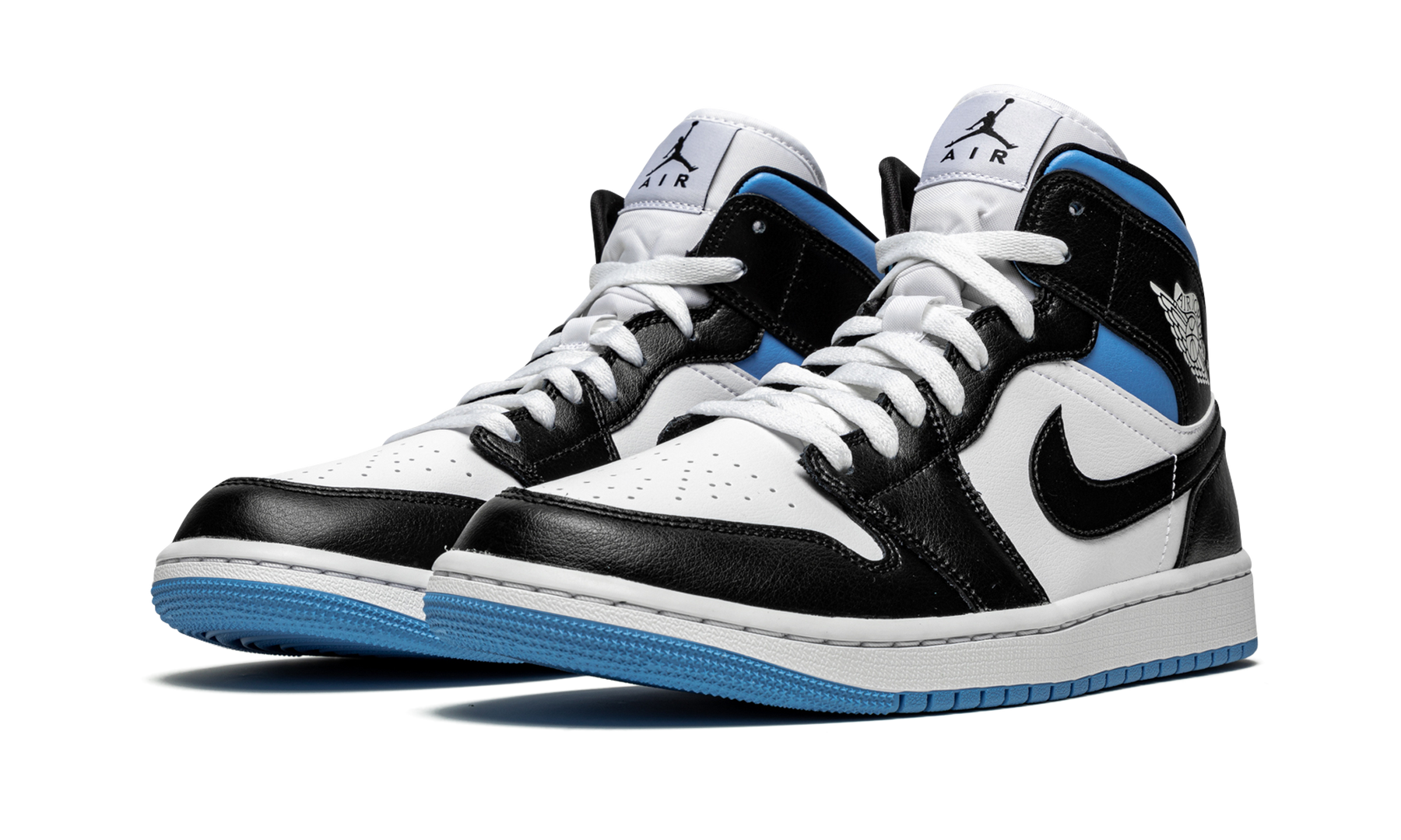 Air Jordan 1 Mid "University Black White" W