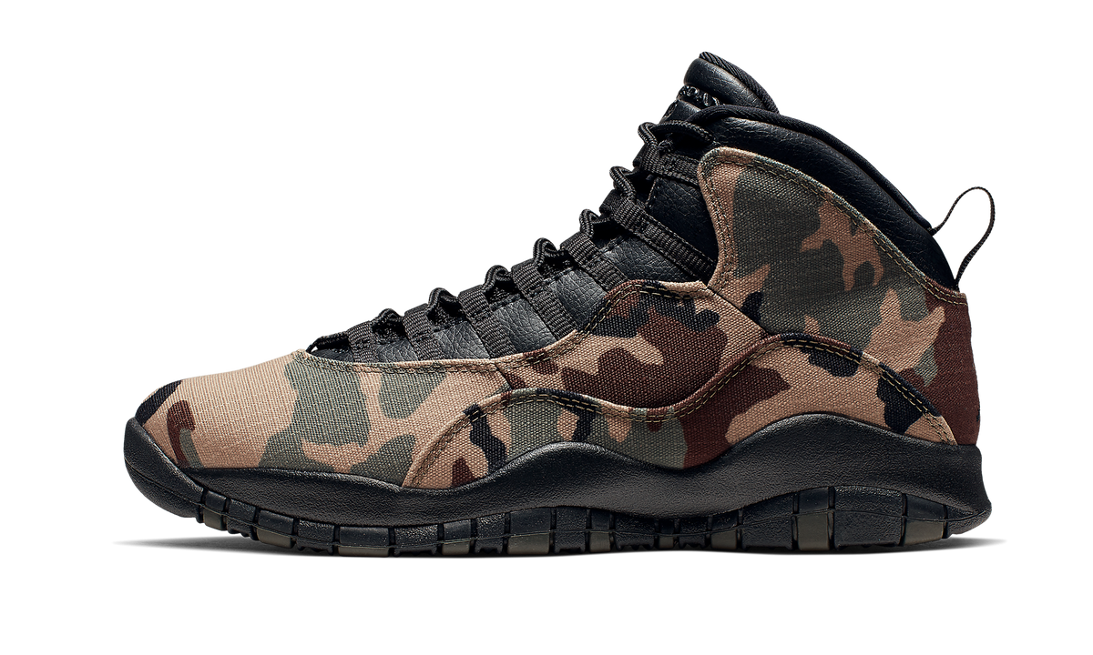 Jordan 10 Retro Woodland Camo