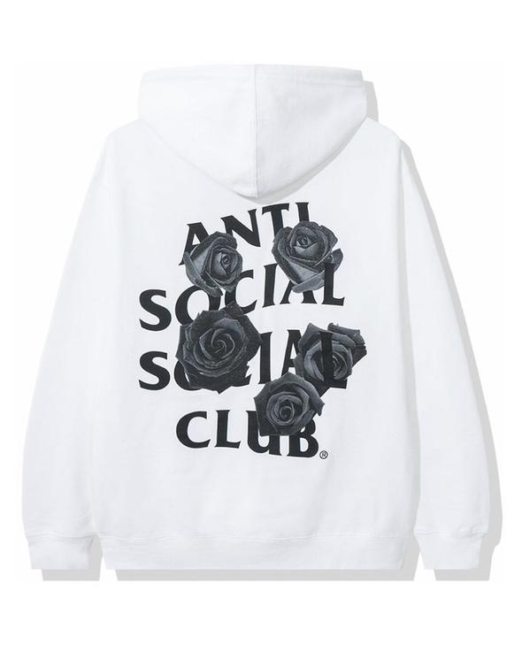 Anti-Social Social Club "Bat Emojii" White Hoodie