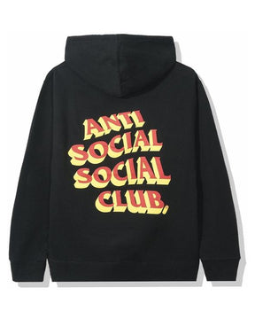 Anti-Social Social Club "Popcorn" Black/Yellow Hoodie