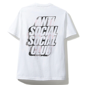 Anti Social Social Club Blocked Plaid Pink White