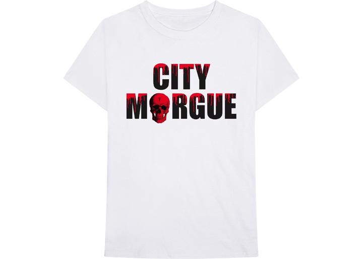 VLone x City Morgue White Tee