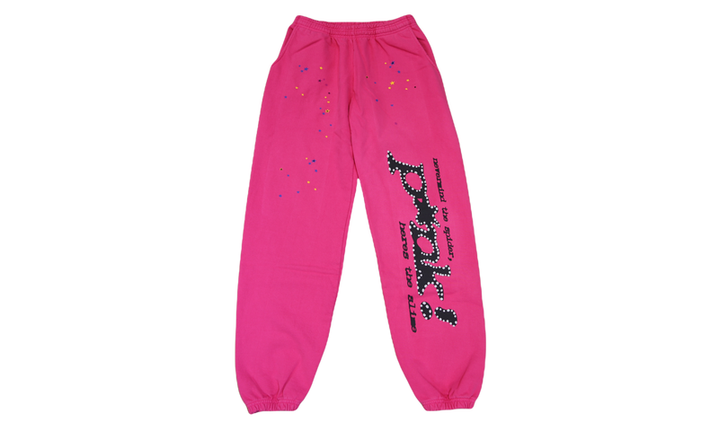 Sp5der Worldwide Pink Sweatpants