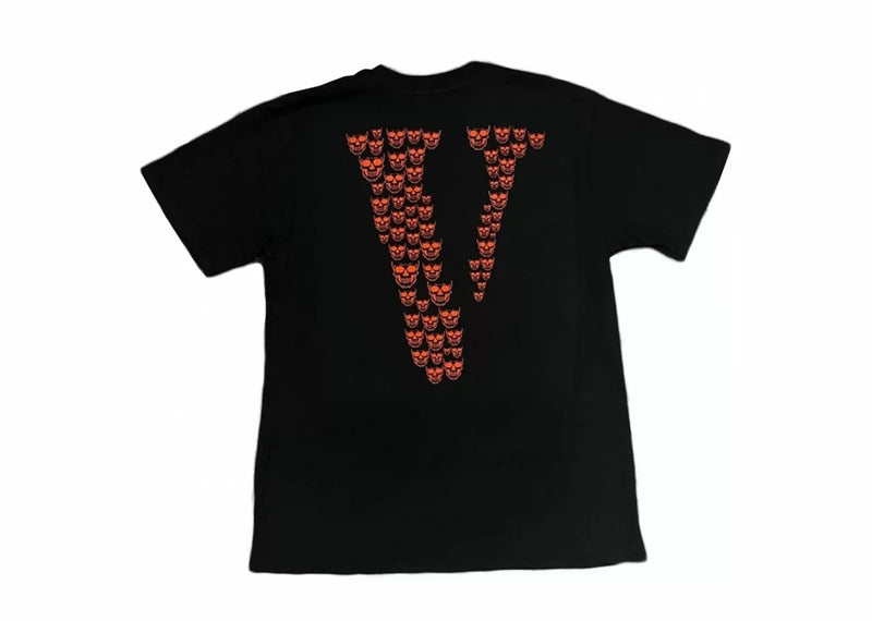 Vlone Black Red Skull T-Shirt