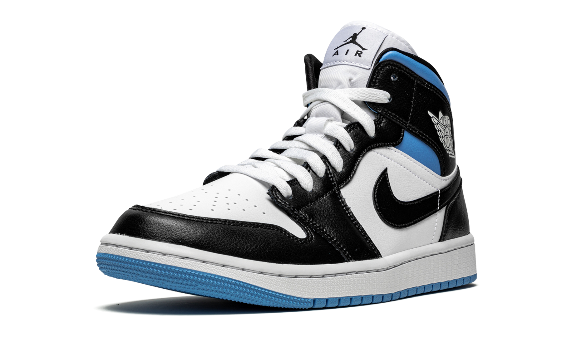 Air Jordan 1 Mid "University Black White" W