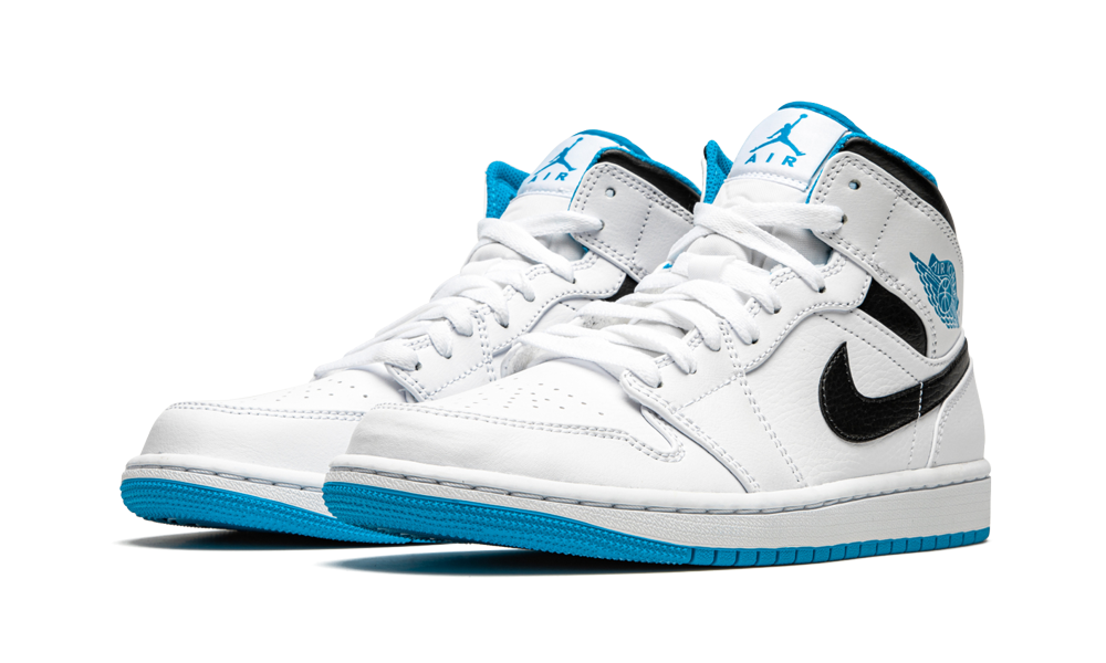 Air Jordan 1 Mid "White Laser Blue"