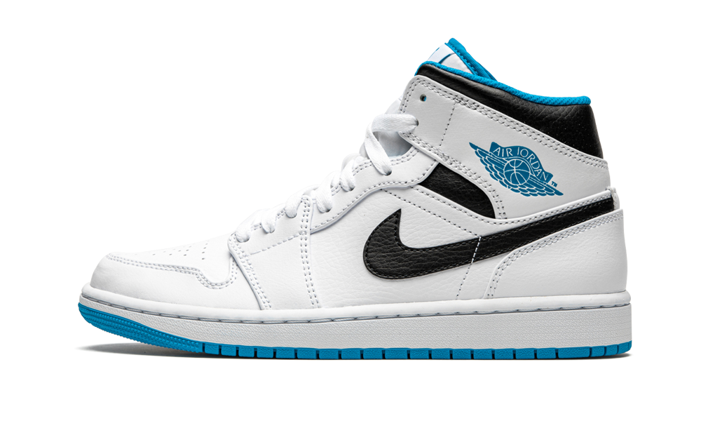 Air Jordan 1 Mid "White Laser Blue"