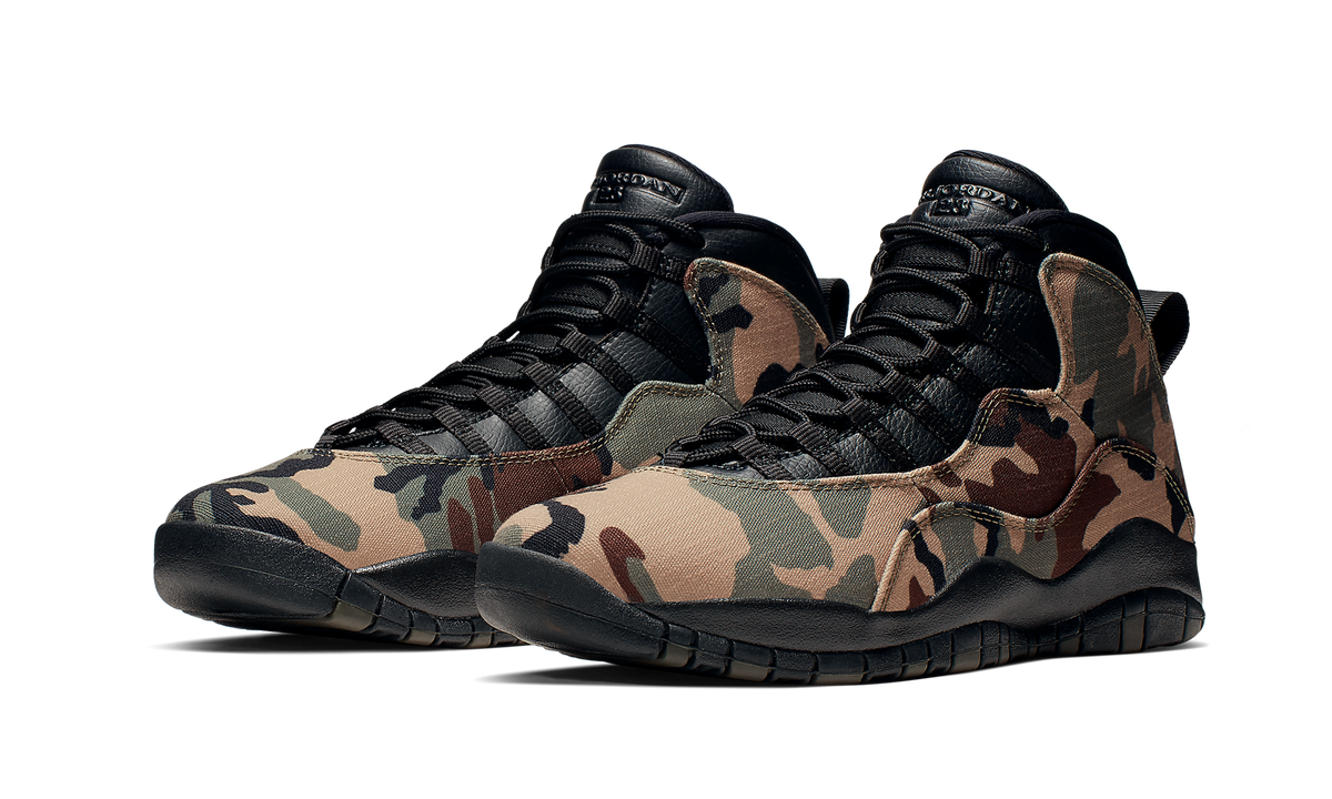 Jordan 10 Retro Woodland Camo