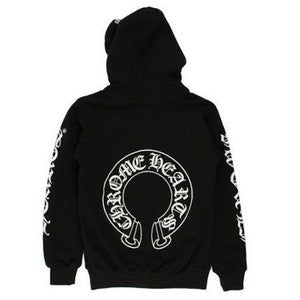 Black Chrome Hearts Old English Hoodie