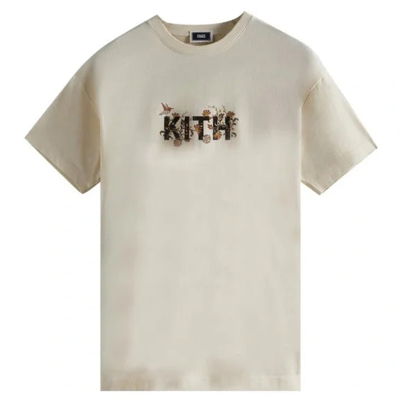 Kith Floral T-Shirt Cream