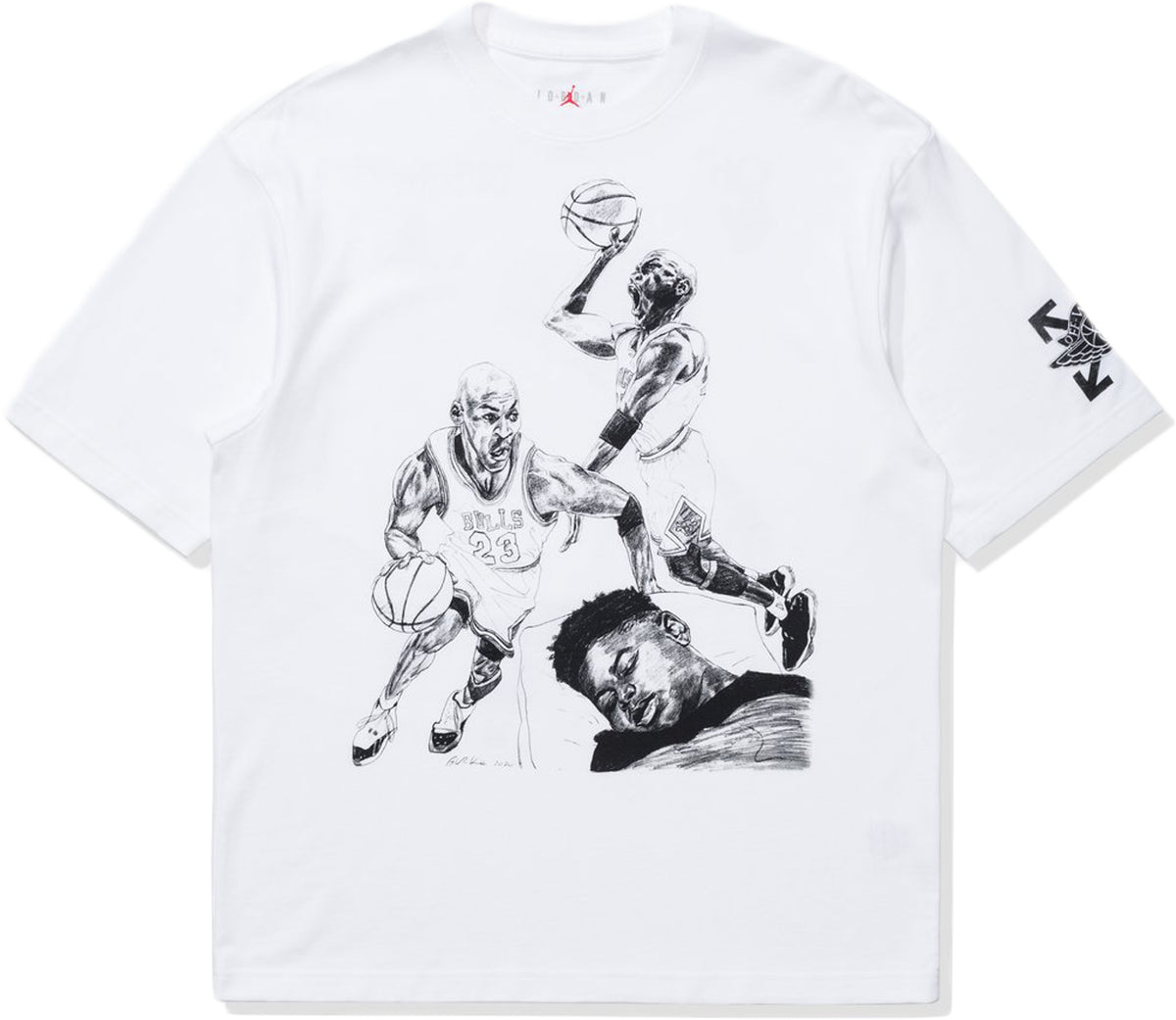 OFF-WHITE x Jordan T-Shirt White