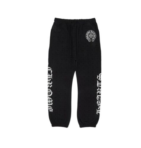 Chrome Hearts Monogram Cross Sweatpants Black